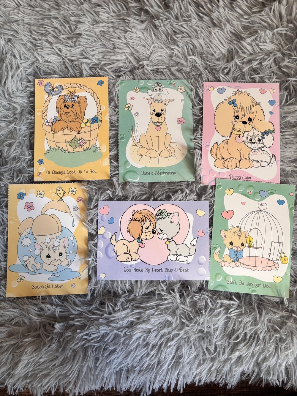PRECIOUS MOMENTS Post Cards 2003 Includes Six (6) 
4”x5”